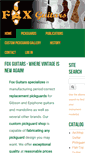 Mobile Screenshot of fox-guitars.com